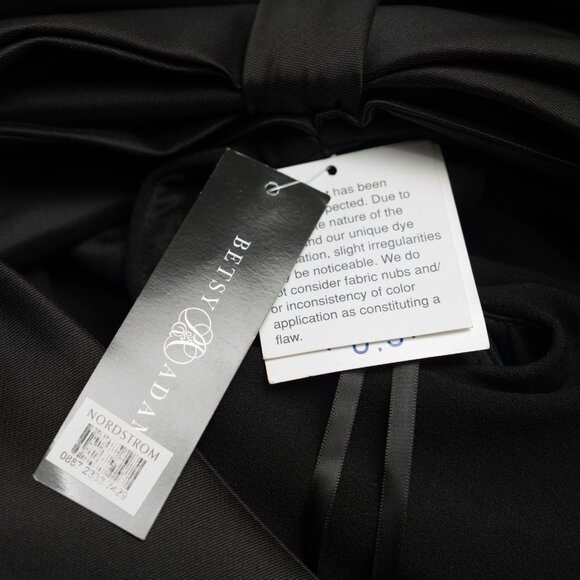 Betsy & Adam - Carmela Long Scuba Crepe Dress With Satin Bow - Picture 9 of 15